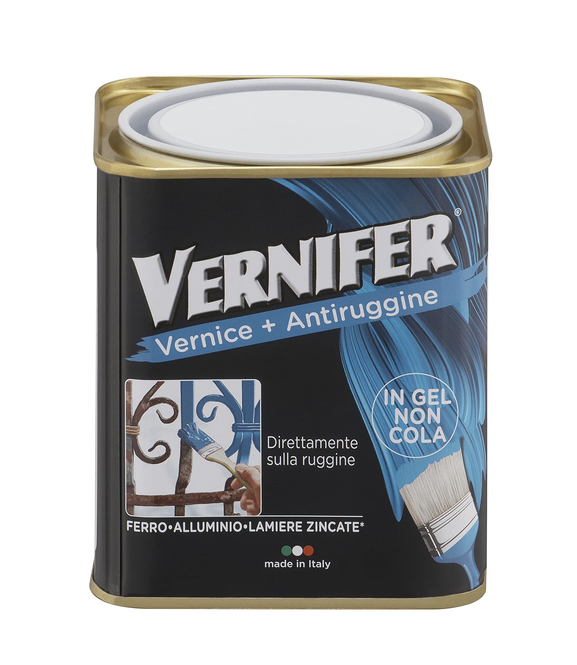 Vernifer Vernice Antiruggine in Gel Bianco Brillante (4868) 750 ml Arexons