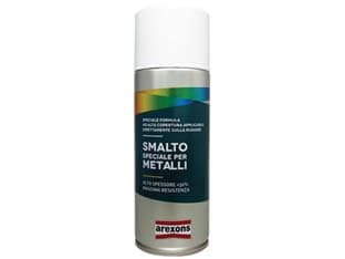 Smalto Speciale Metallo Spray 400 ml Nero Intenso Brillante RAL 6 Pezzi - 2