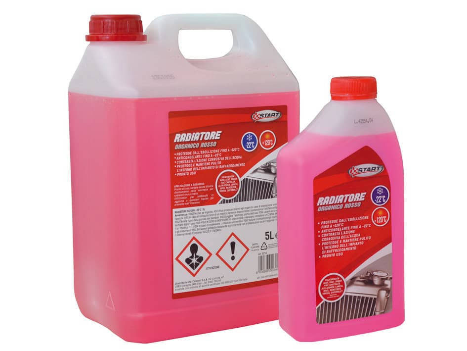 Liquido Protettivo Antigelo per Radiatori Rosso 5 l 4 Pezzi - 2