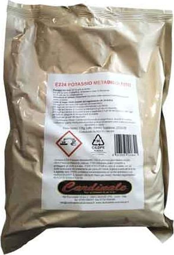 Metabisolfito di Potassio Additivato per Mosti e Vini 1 kg - 2