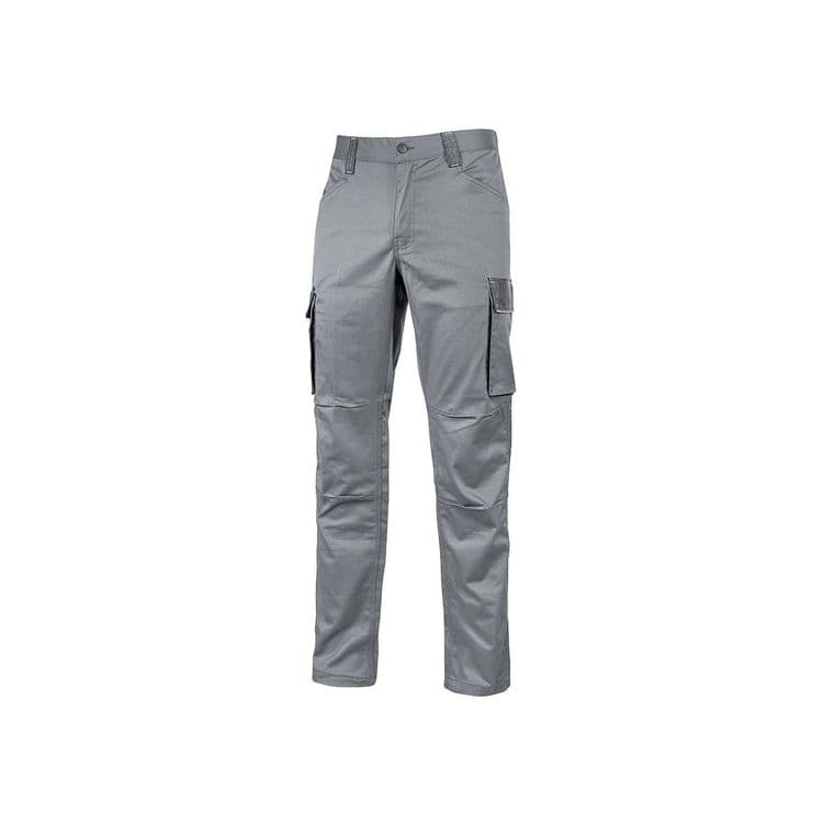 Pantalone Cargo Crazy in Tc Stretch Slim Fit Tg.l Stone Grey Upower - 2