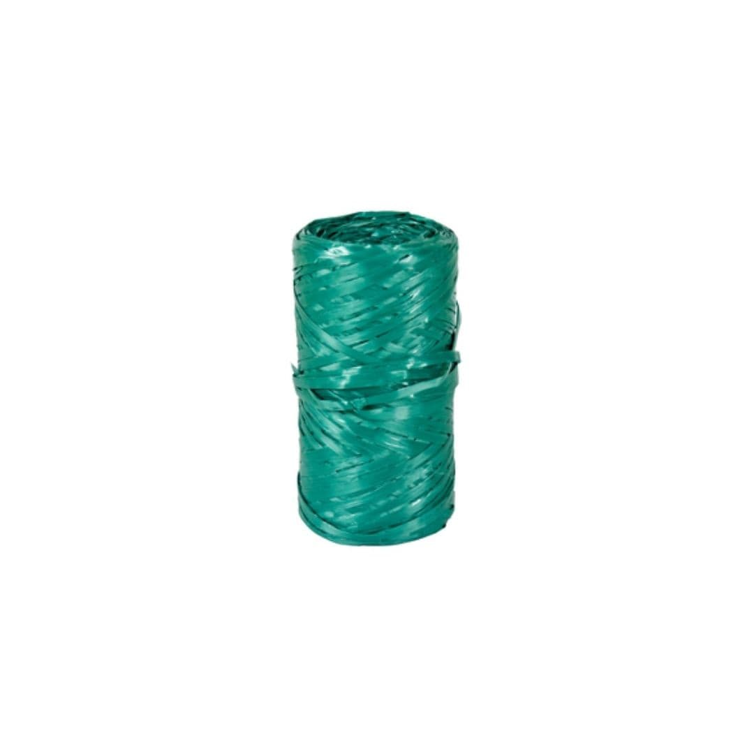 Rafia Sintetica a Conetto 200 Gr Colore Verde 5 Pezzi - 2