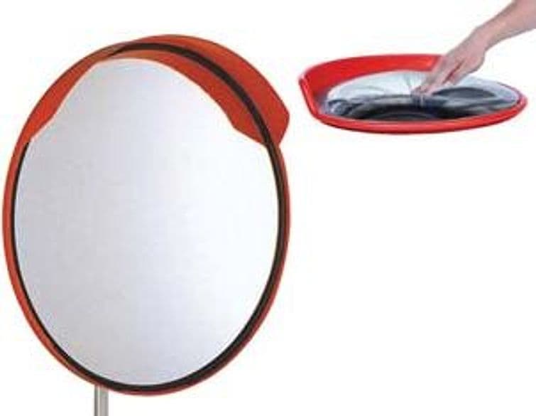Specchio Stradale Parabolico Infrangibile in Policarbonato Ø 60 mm cm - 2