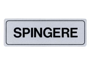 Targhetta Adesiva Spingere 15 CMX5H 10 Pezzi - 2