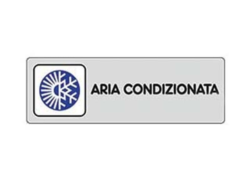Targhetta Adesiva Aria Condizionata 15 CMX5H 10 Pezzi - 2