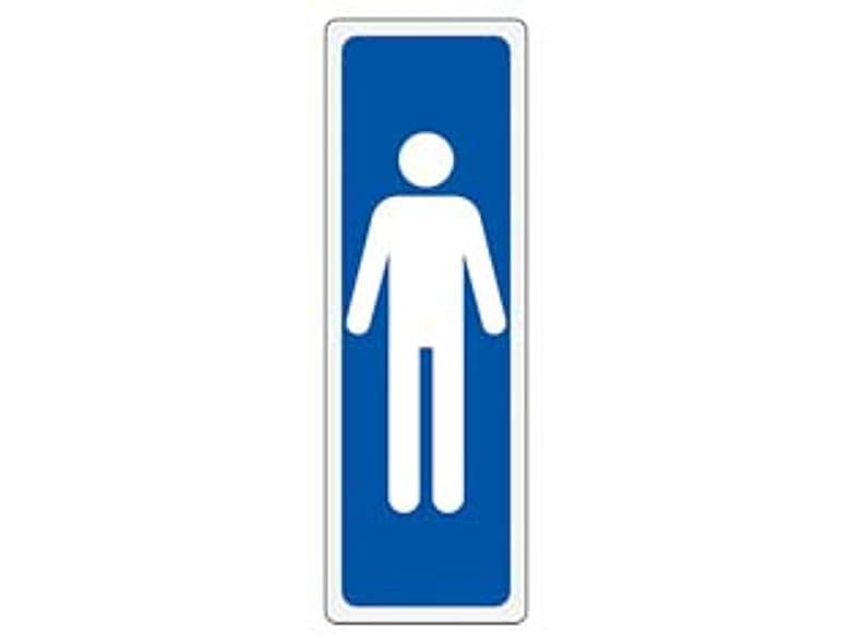 Targhetta Adesiva Figura Uomo 5 CMX15H 10 Pezzi - 2