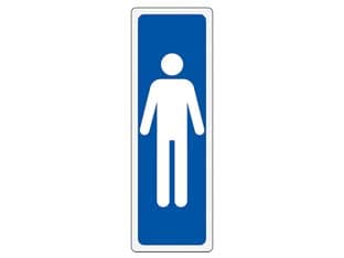 Targhetta Adesiva Figura Uomo 5 CMX15H 10 Pezzi - 2