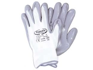 Guanti da Lavoro in Poliestere con Palmo Ricoperto in Nitrile Grigio Tg.l - 2