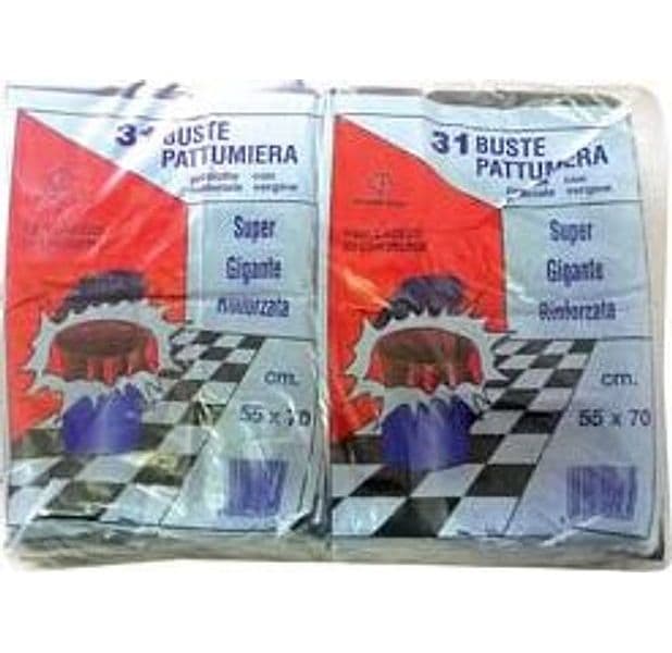 Saccpo Pattumiera con Laccio di Chiusura Nero PZ.31 55 CMX70 480 g 20 - 2
