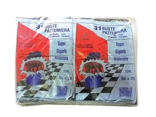 Saccpo Pattumiera con Laccio di Chiusura Nero PZ.31 55 CMX70 480 g 20 - 2