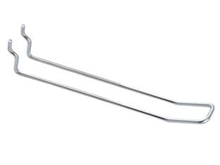 Ganci a 2 Fili Semplici per Pannelli Forati Ø 3,8 mm MMX200 l 50 Pezzi - 2