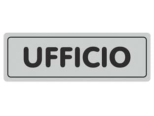 Targhetta Adesiva Ufficio 15 CMX5H 10 Pezzi - 2