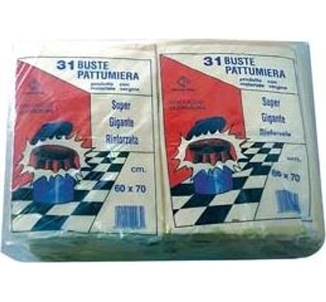Sacco Pattumiera con Laccio di Chiusura Giallo PZ.31 60 CMX70 600 g 20 - 2