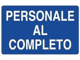 Cartello Personale al Completo 70 CMX50H 10 Pezzi - 2