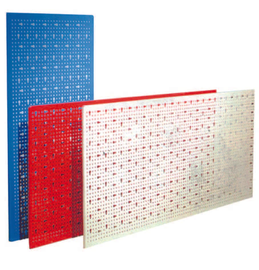 Pannello Forato Orizzontale per Muro Rosso - 2