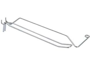 Ganci a 2 Fili con Portaprezzi per Pannelli Forati Ø 3,8 mm 10 Pezzi - 2