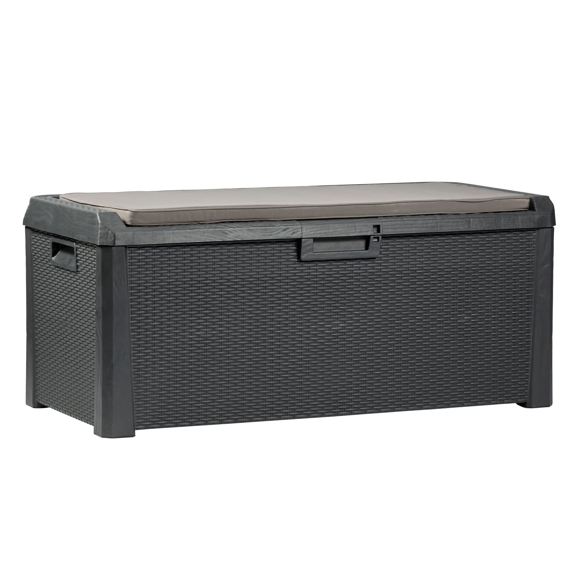 Baule Multiuso da Esterno Santorini Plus 560 Litri in Resina Effetto Rattan - 2