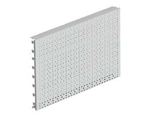 Fondale in Lamiera Forato 400 Mmh Grigio RAL 7035 1330 mm L.X400 H - 2