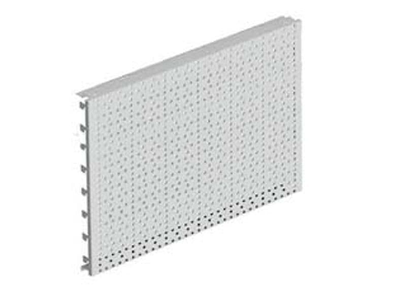 Fondale in Lamiera Forato 400 Mmh Grigio RAL 7035 1000 mm L.X400 H - 2