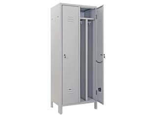 Armadio Spogliatoio Sporco Pulito Slim a Due Ante Montato 68,5 CMX50X180H - 2