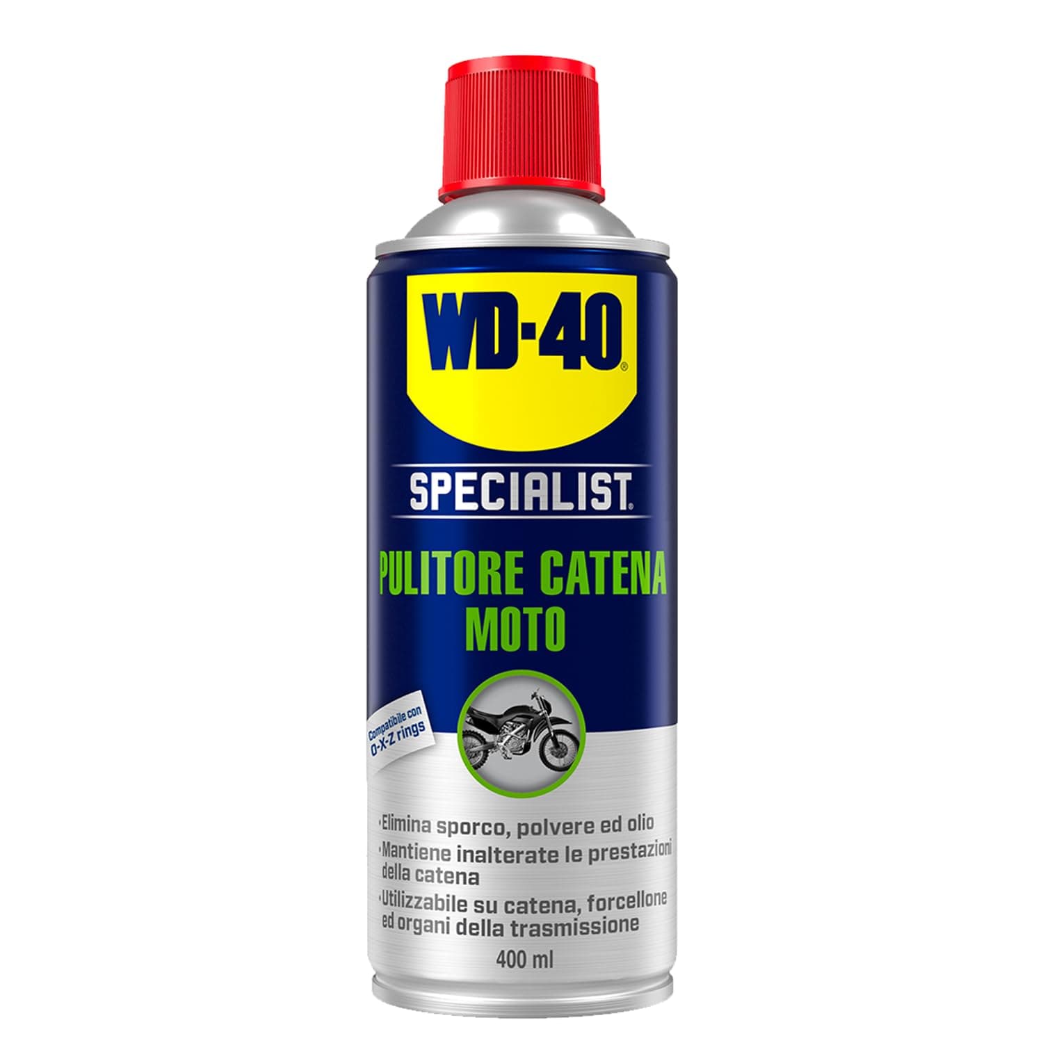Pulitore Catena per Moto Wd 40 400 ml - 2