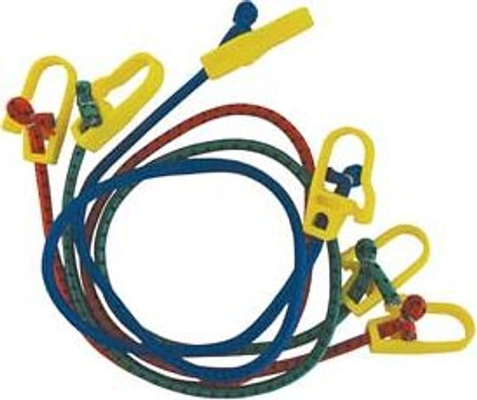 Corda Elastica Allacciabagagli con Ganci in PVC Ø 8 mm MMX150CM 10 Pezzi