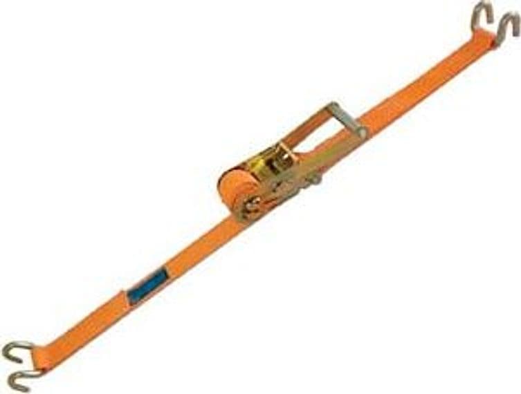 Cinghia 50 mm con Fibbia di Ancoraggio e Cricchetto ART.8182S 8,5 m Robur