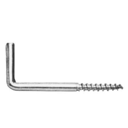 Rampino a Vite Inox 5 x 60 x 36 mm 50 Pezzi - 2