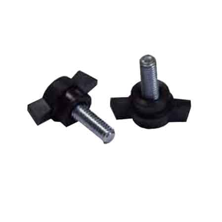 Volantino a Farfalla con Perno Filettato 4 mm 50 Pezzi - 2