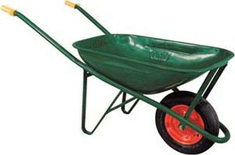 Carriola per Edilizia con Vasca Verde Smontata 75 l Vasca Verde Vernic - 2
