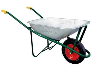 Carriola per Edilizia con Vasca Zincata Smontata 75 l Vasca Zincata - 2