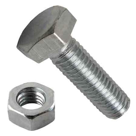 Bullone con Dado per Scaffalature M8X16 200 Pezzi - 2