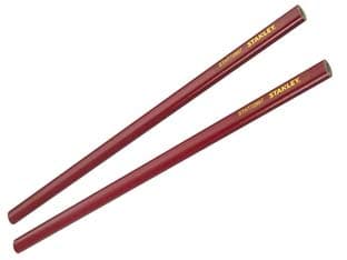 Matita da Falegname e Muratore Rossa 300 mm (STHT1 72997) Stanley 12 Pezzi - 2