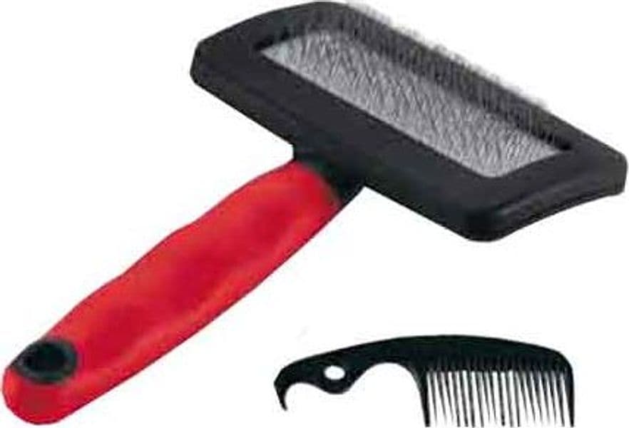 Spazzola Cardatrice per Cani e Gatti Tg. S Cm 15X7,3X3,3H - 2