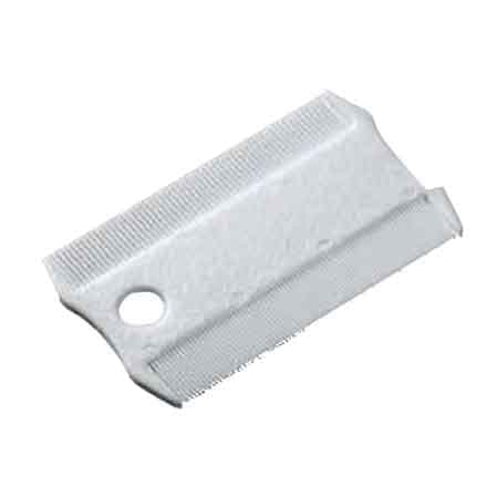 Pettine Antipulci Doppio per Cani e Gatti Cm 8,5 x 5,2 x 0,3H - 2