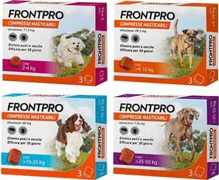 Antiparassitario a Compresse Masticabili Frontline per Cani 2 3 Compresse - 2