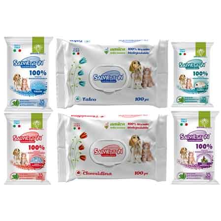 Salviette Umidificate per Cani e Gatti 30 x 15 cm Frontline Conf 4772304 - 2