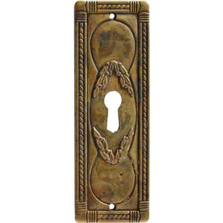 Bocchetta per Mobili 5038 A6 Verticale 34 x 96 mm Giusti Patinato Antico - 2