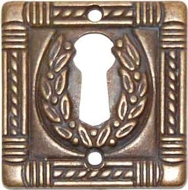 Bocchetta per Mobili 5038 A8 34 x 35 mm Giusti Patinato Antico - 2