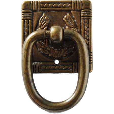 Maniglia per Mobili 5038 A7 34 x 54 mm Giusti Patinato Antico - 2