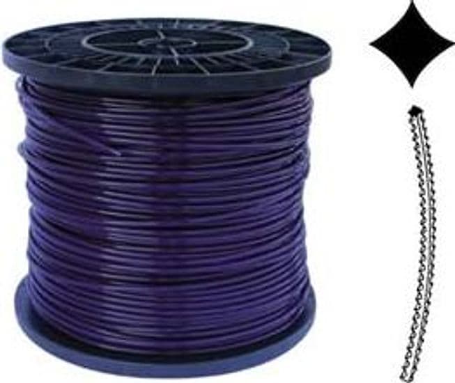 Filo Nylon Platino Seghettato Viola per Decespugliatore Ø 3,3 mm Bobina 200 - 2