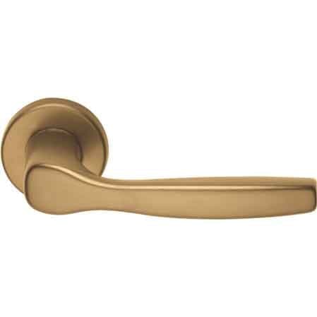 Maniglia Ginevra con Rosetta e Bocchetta Foro Patent Brialma Colore Argento - 2