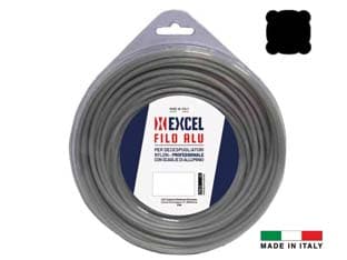 Filo per Decespugliatore in Nylon Quadro Alu Ø 3,3 mm in Matassa da 40 m - 2