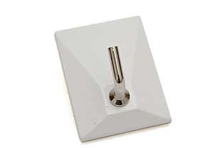 Ganci Adesivi in Plastica Bianchi 1 Posto 30 MMX40H 100 Pezzi - 2
