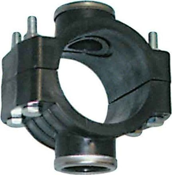 Presa a Staffa Doppia Pp Ø 25X1/2 Unidelta - 2