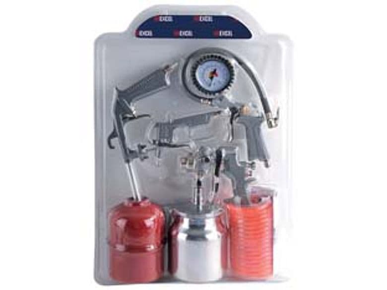 Kit Aria Compressa 5 Pezzi con Attacchi a Baionetta Excel Cod 120036 - 2