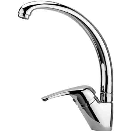 Rubinetto Miscelatore Lavello America Cromo Ideal Star - 2