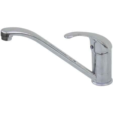 Rubinetto Miscelatore Monocomando per Lavello Cromo Ideal Star - 2