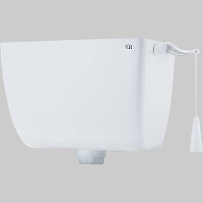 Cassetta Alta in PVC Cabrio con Catenella Bianca Cr - 2