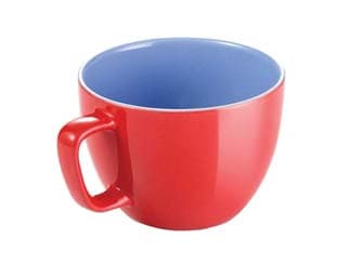 Tazza Jumbo Crema Shine Rossa 600 ml Ø 11 mm CMX8,5H. Tescoma 6 Pezzi - 2